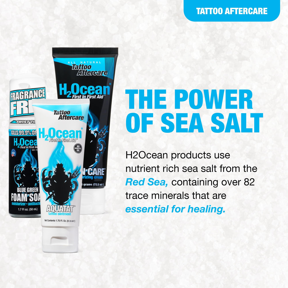 H2Ocean Aquatat Ointment tube for locking in moisture and comfort