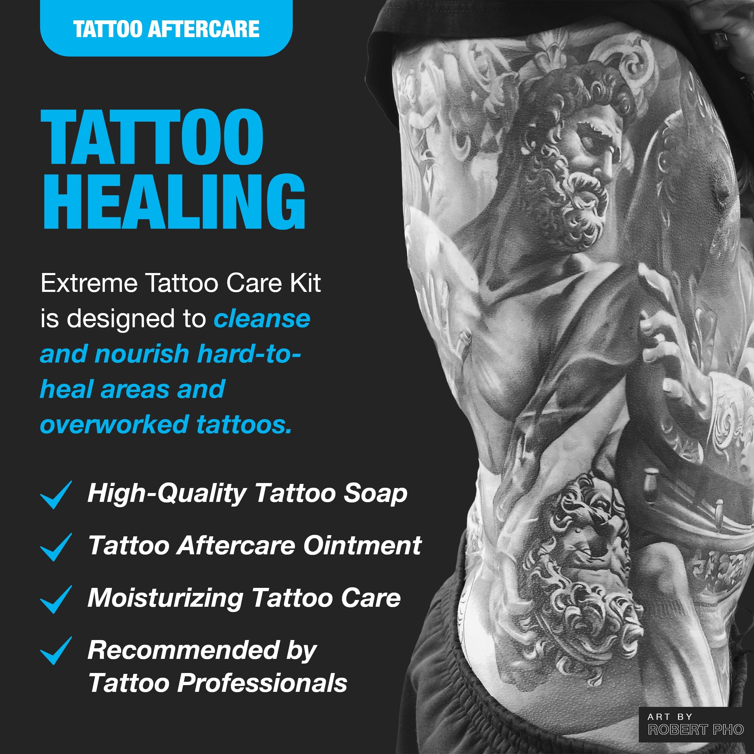 H2Ocean Extreme Ocean Care moisturizer jar for hydrating tattoo skin