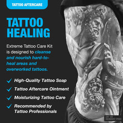 H2Ocean Extreme Ocean Care moisturizer jar for hydrating tattoo skin