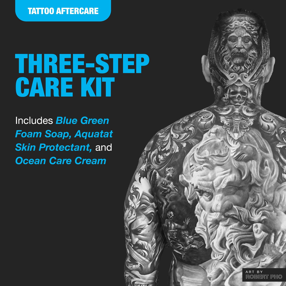 H2Ocean Extreme kit packaging box showing complete aftercare set