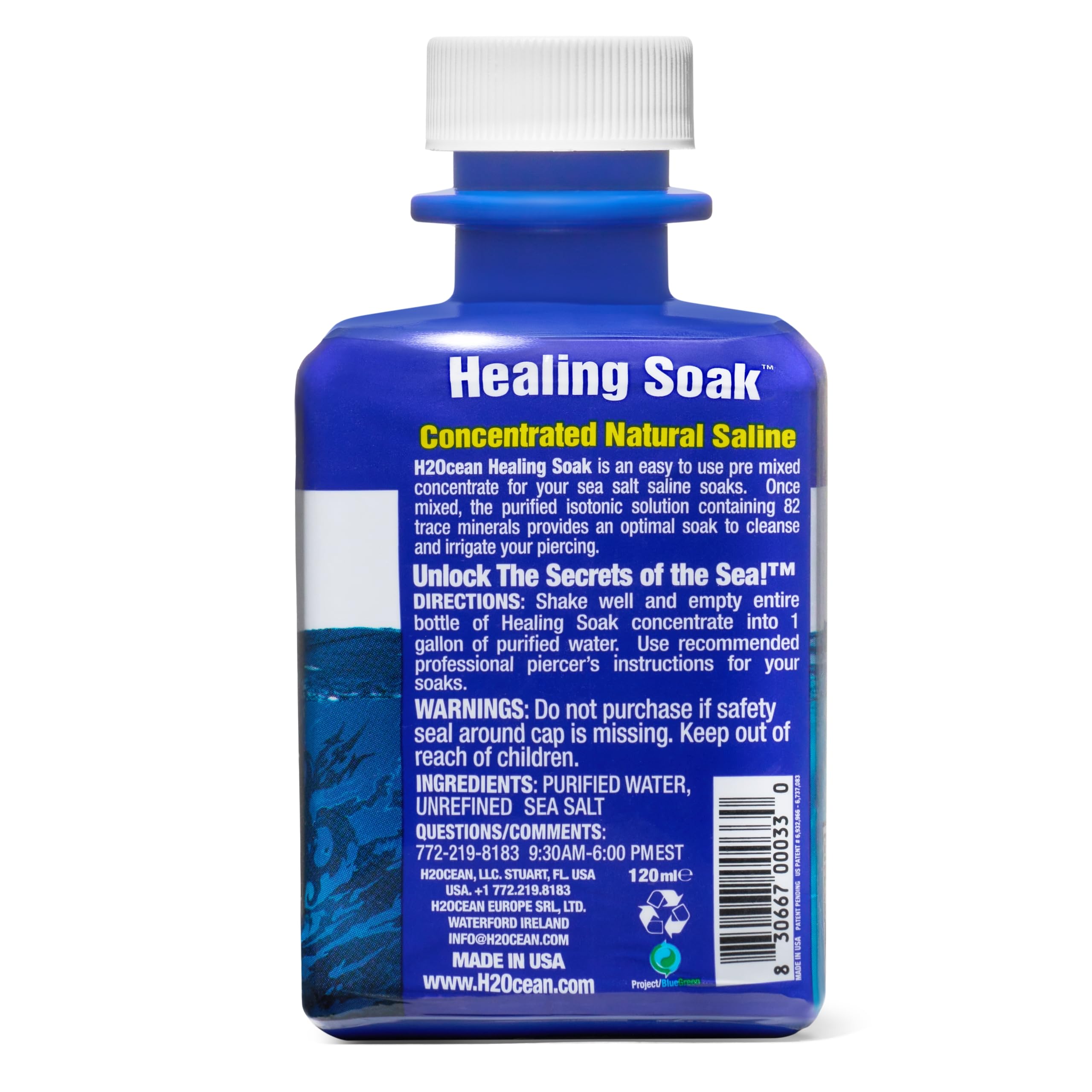 H2Ocean Healing Soak application setup demonstration for new piercings.