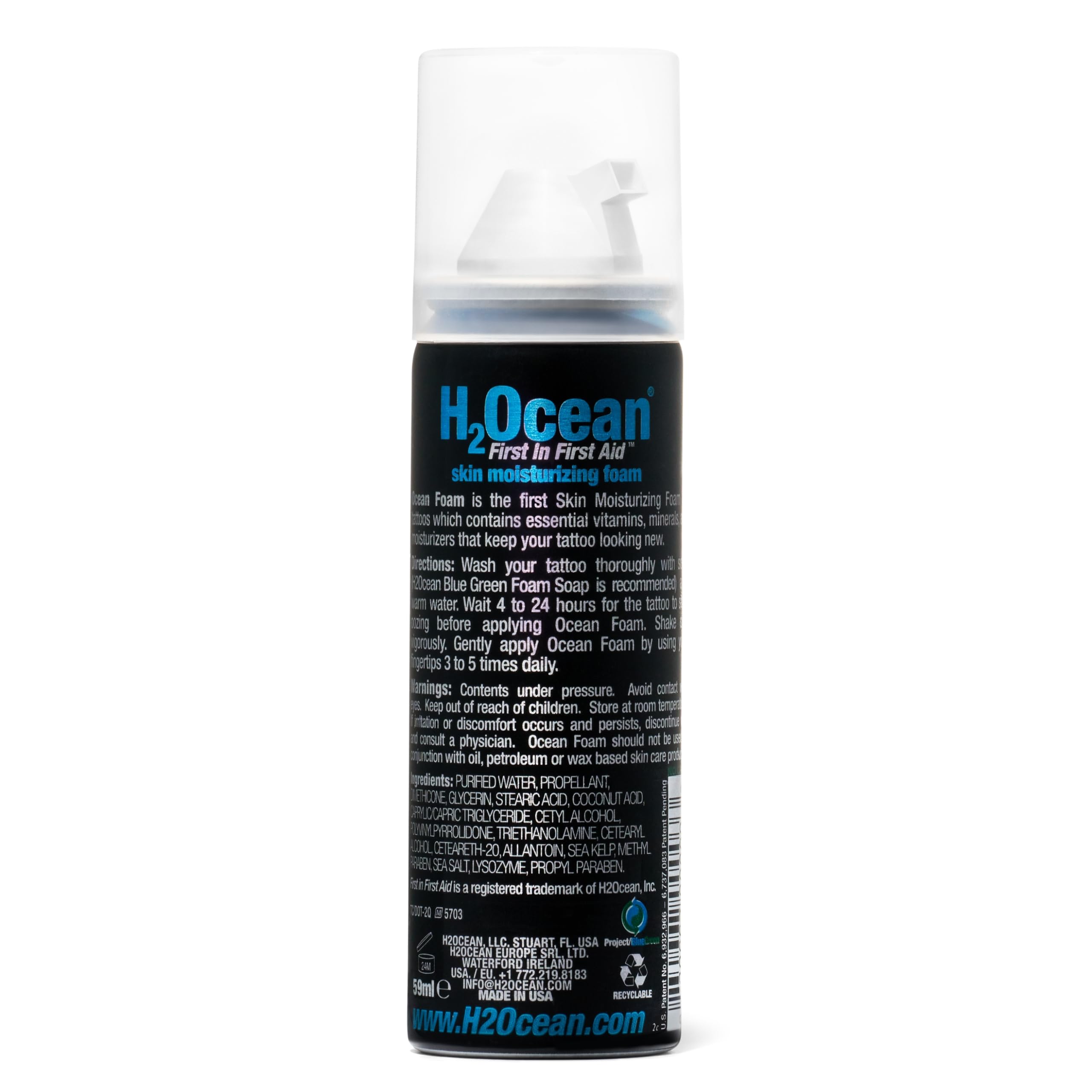 Made in USA badge signals trusted, all-natural tattoo aftercare since 2001.