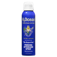H2Ocean piercing aftercare spray bottle for gentle cleansing of new piercings