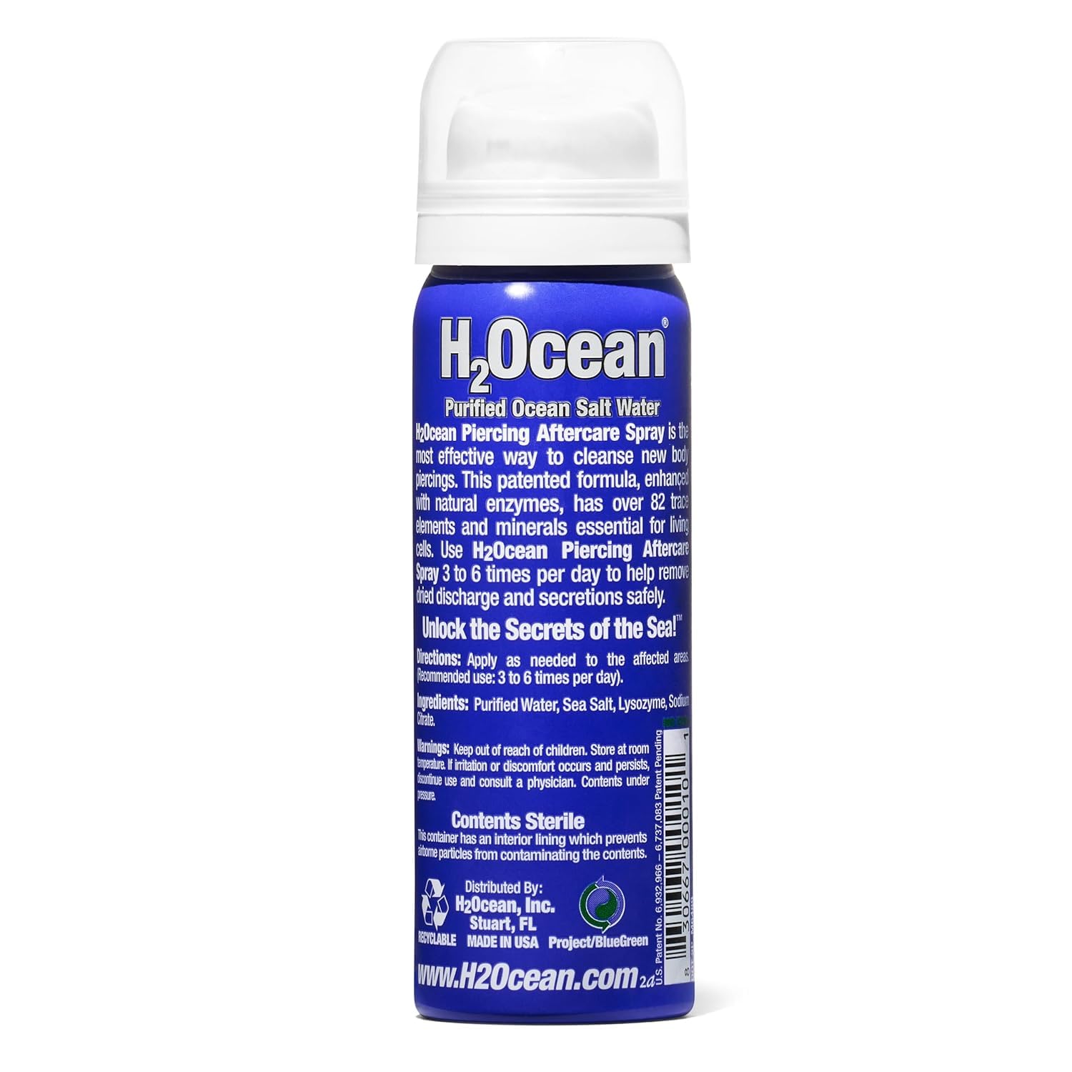 H2Ocean pack of 2 aftercare spray shown as value bundle