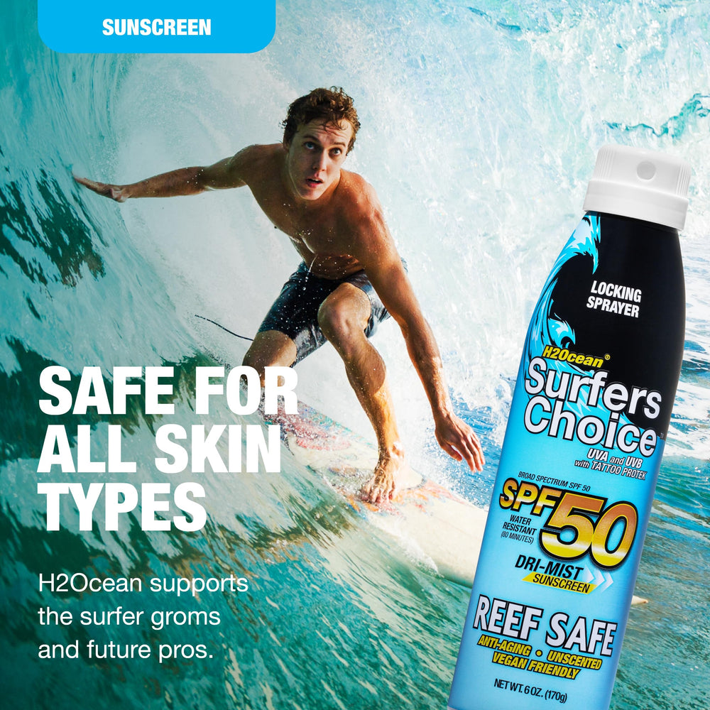 USA-made assurance on H2Ocean sunscreen packaging