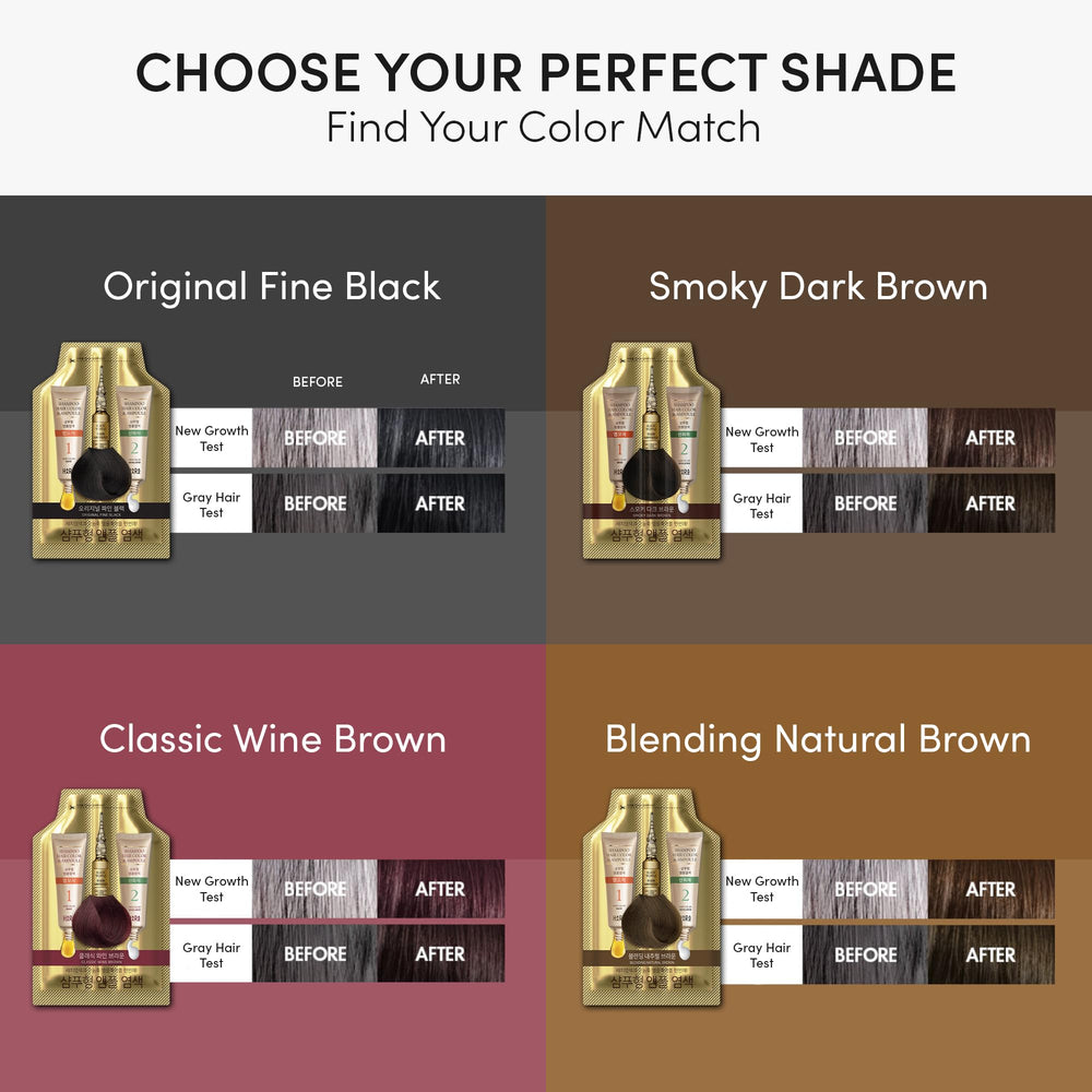 HAARAZ Instant Dye shampoo-application demonstrates convenient color while cleansing