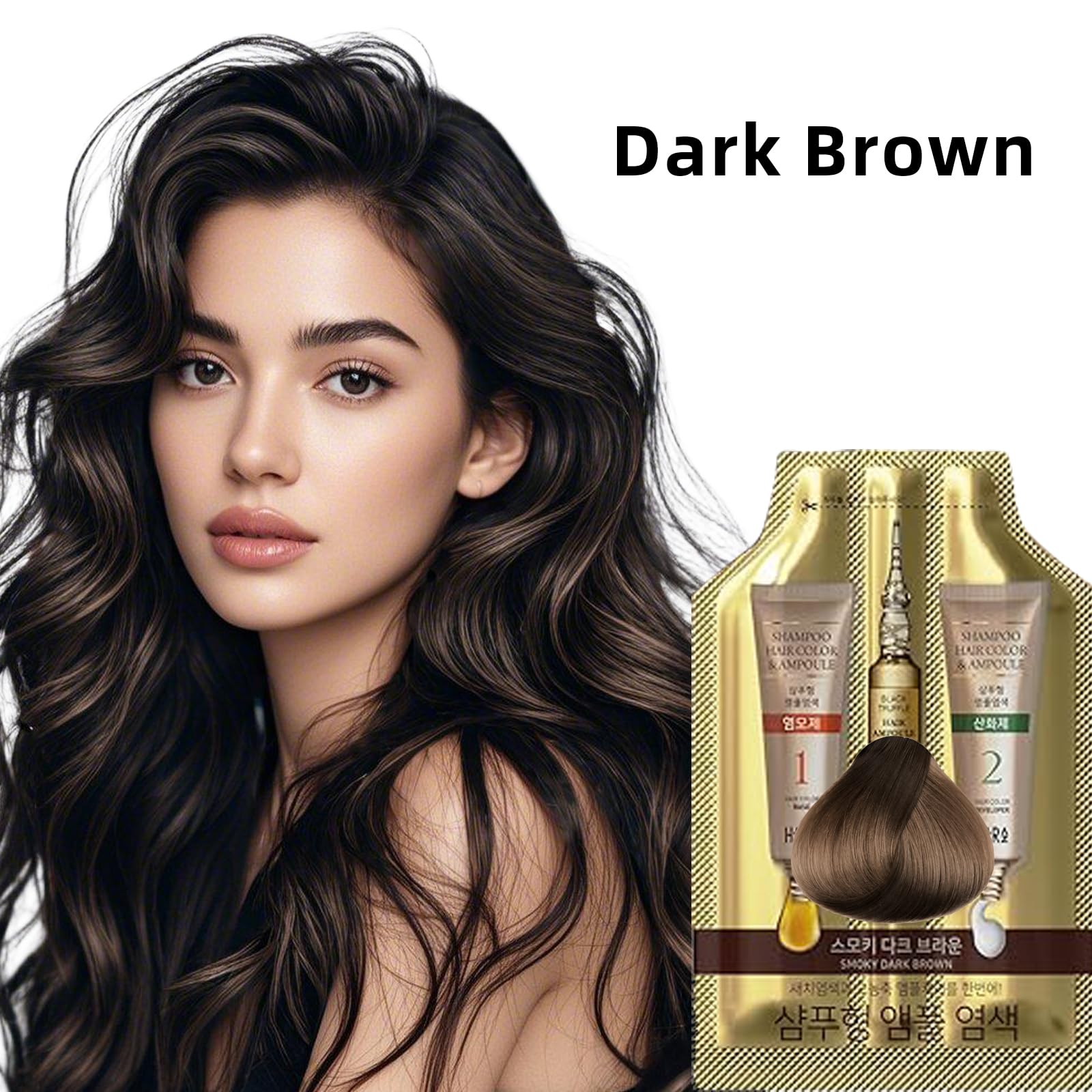 Applying HAARAZ in the shower for easy coverage and quick color