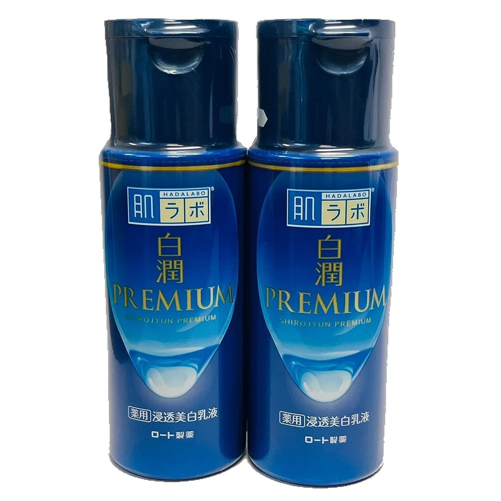 Hada Labo Shirojyun Emulsion: texture légère et hydratation rapide pour la peau.