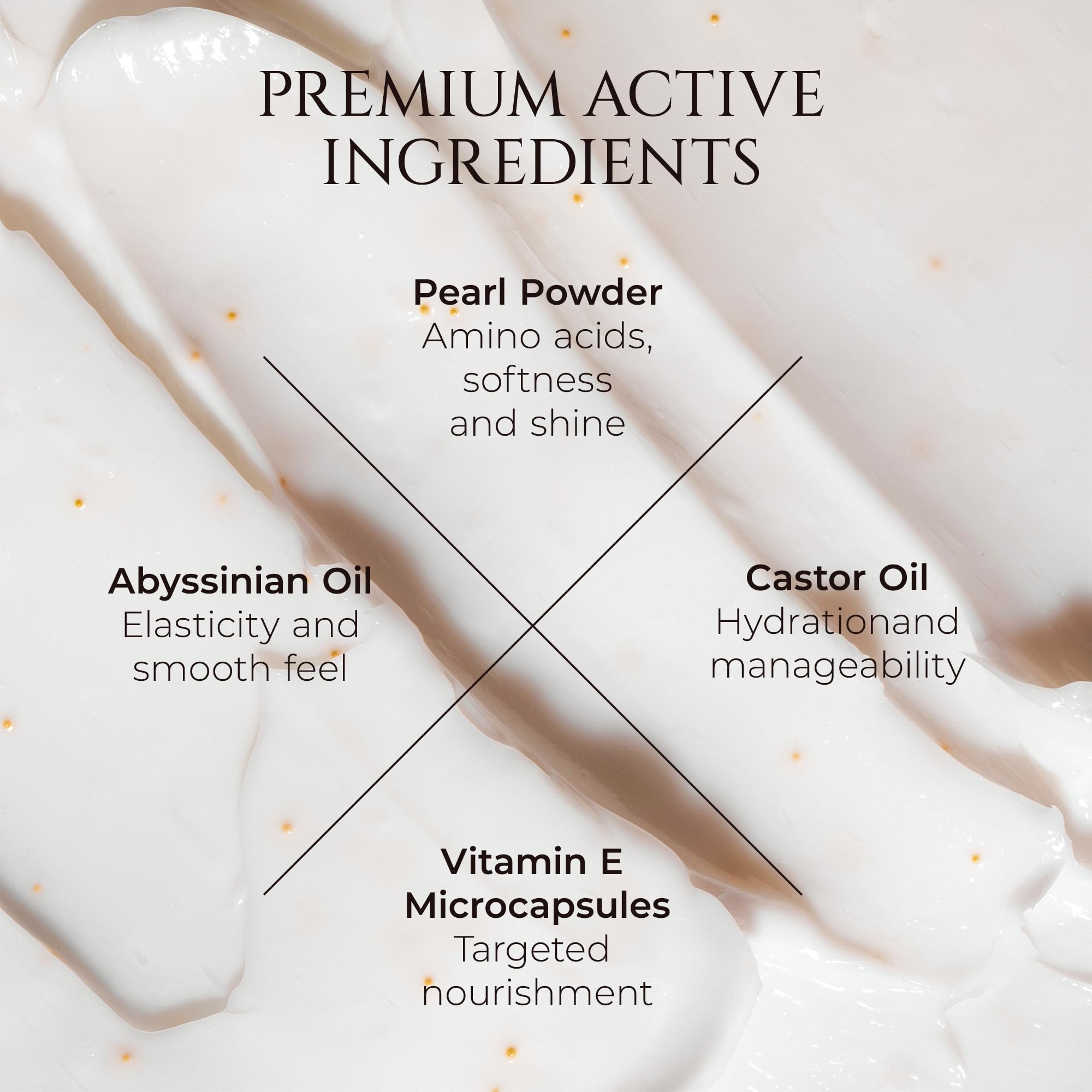 HADAT Abyssinian oil hair care focus emphasizes hydration and softness.