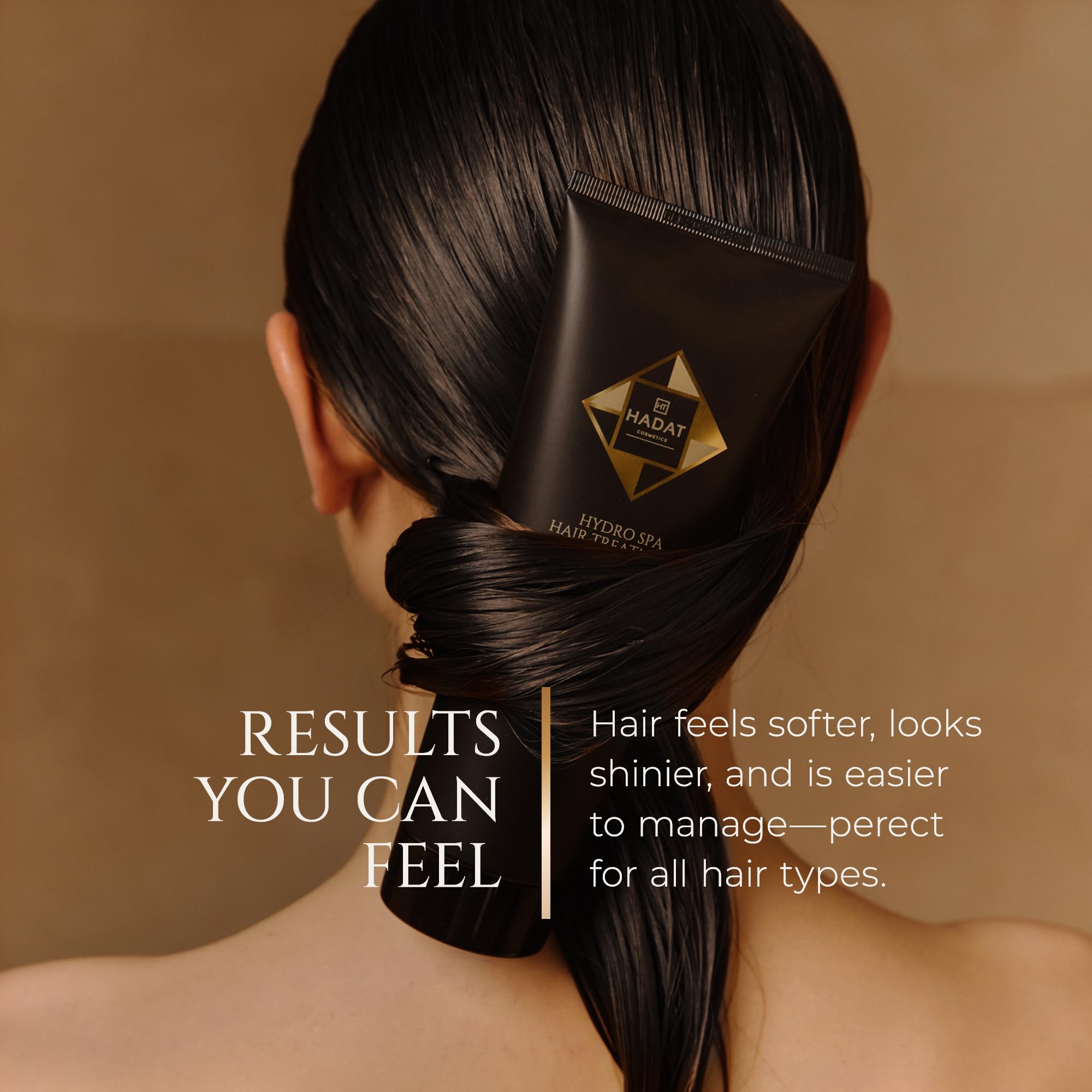 HADAT color-treated hair softness demonstrating enhanced manageability