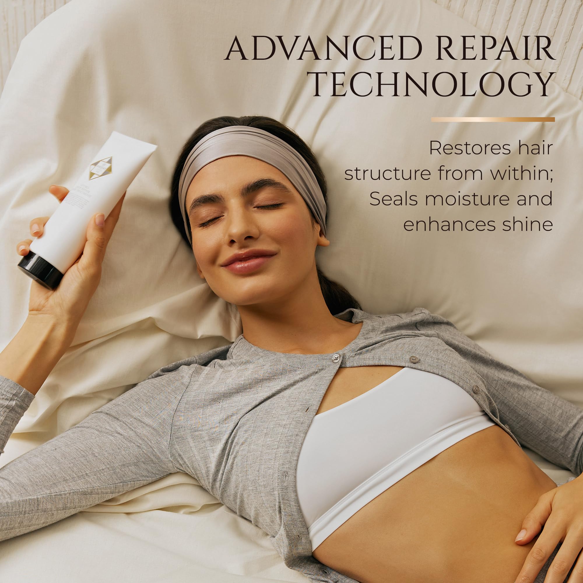 Applying HADAT Deep Repair mask shows smooth texture and even distribution