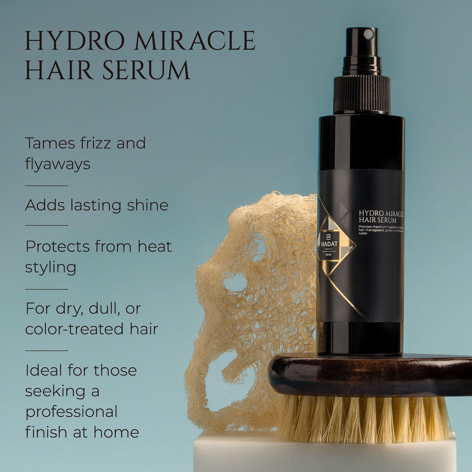HADAT Hydro Miracle serum pump for easy, mess-free application.