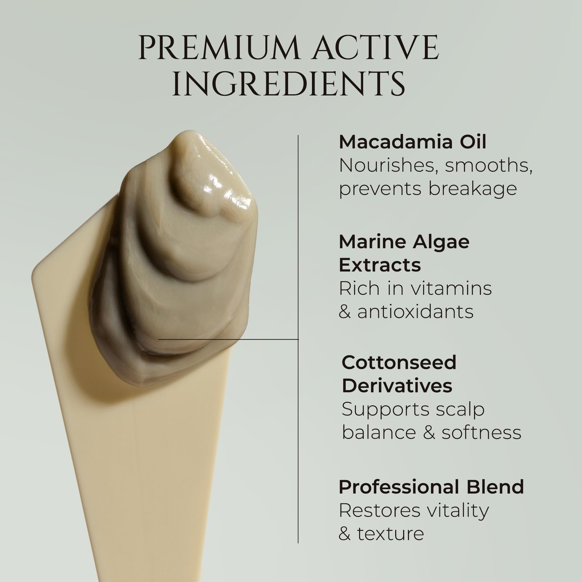 HADAT Hydro Spa hair mask application scene for at-home spa care