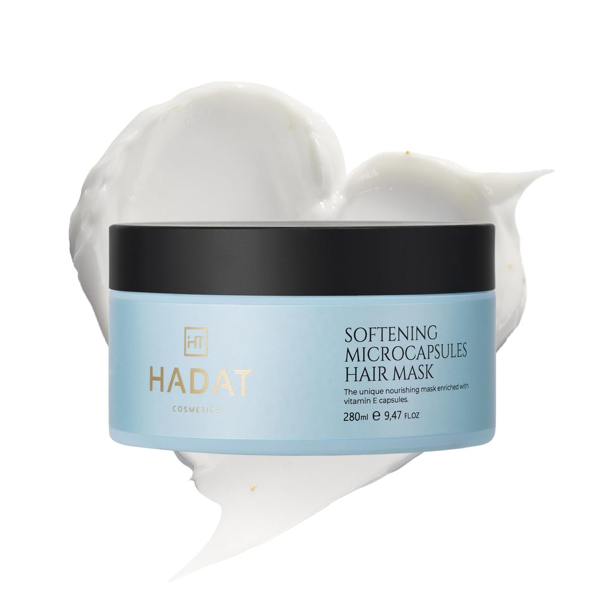 HADAT Cosmetics softening express mask packaging highlights quick smoothing potential.