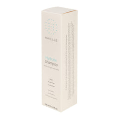 Hands massage HAIELLE Hydrate Shampoo into dry, coarse hair.