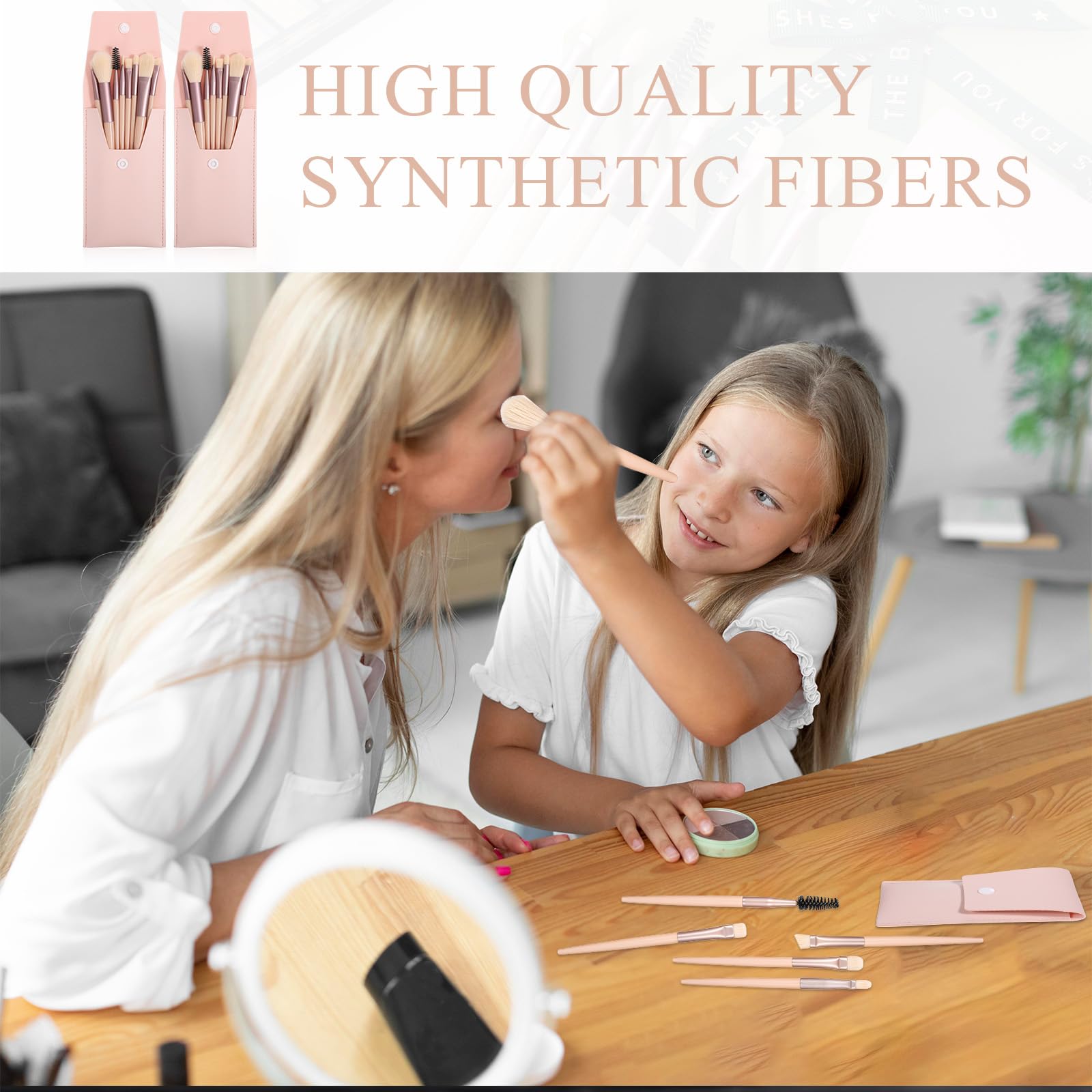 HaiFafafaing eye shadow brushes for precise blending on the go