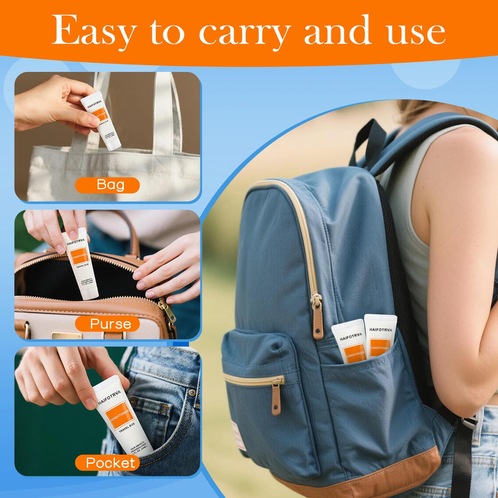 HAIFOTRVA compact 30ml travel packaging fits in bags