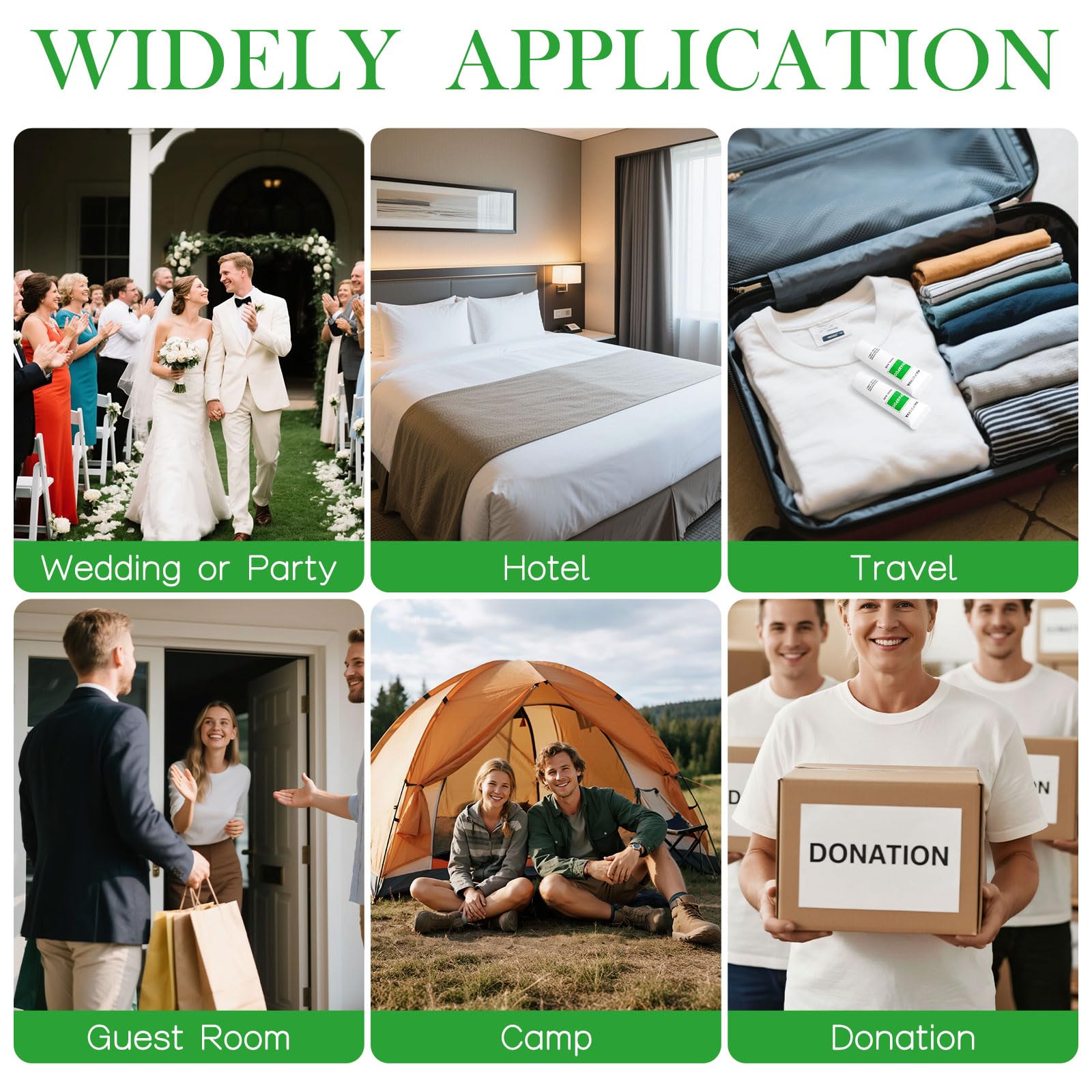 HAIFOTRVA bulk pack supports easy distribution for hotels and charities.