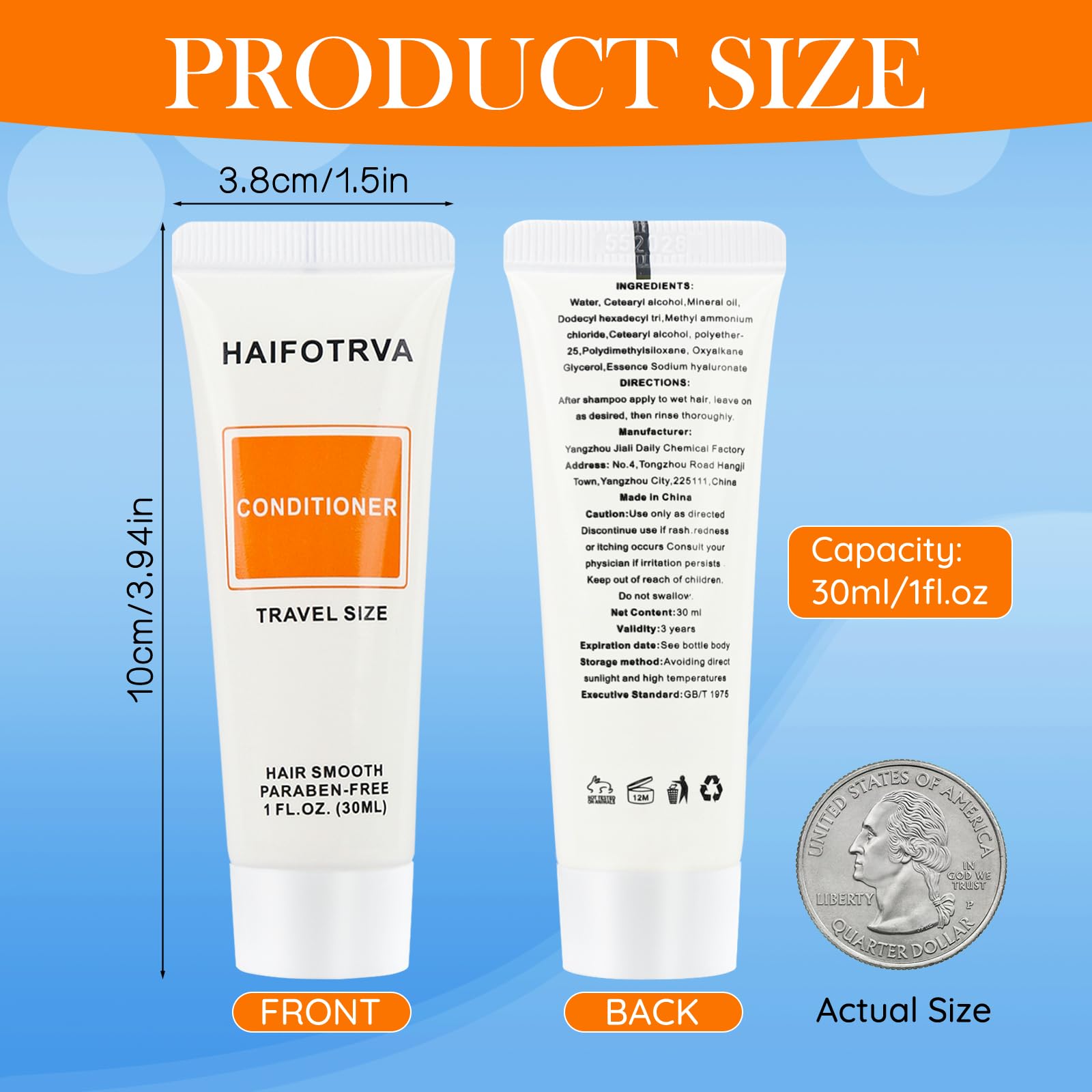 HAIFOTRVA leak-proof foil sealed tubes prevent leaks