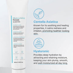 Haigou Centella moisturizer highlights centella extract for soothing skin.