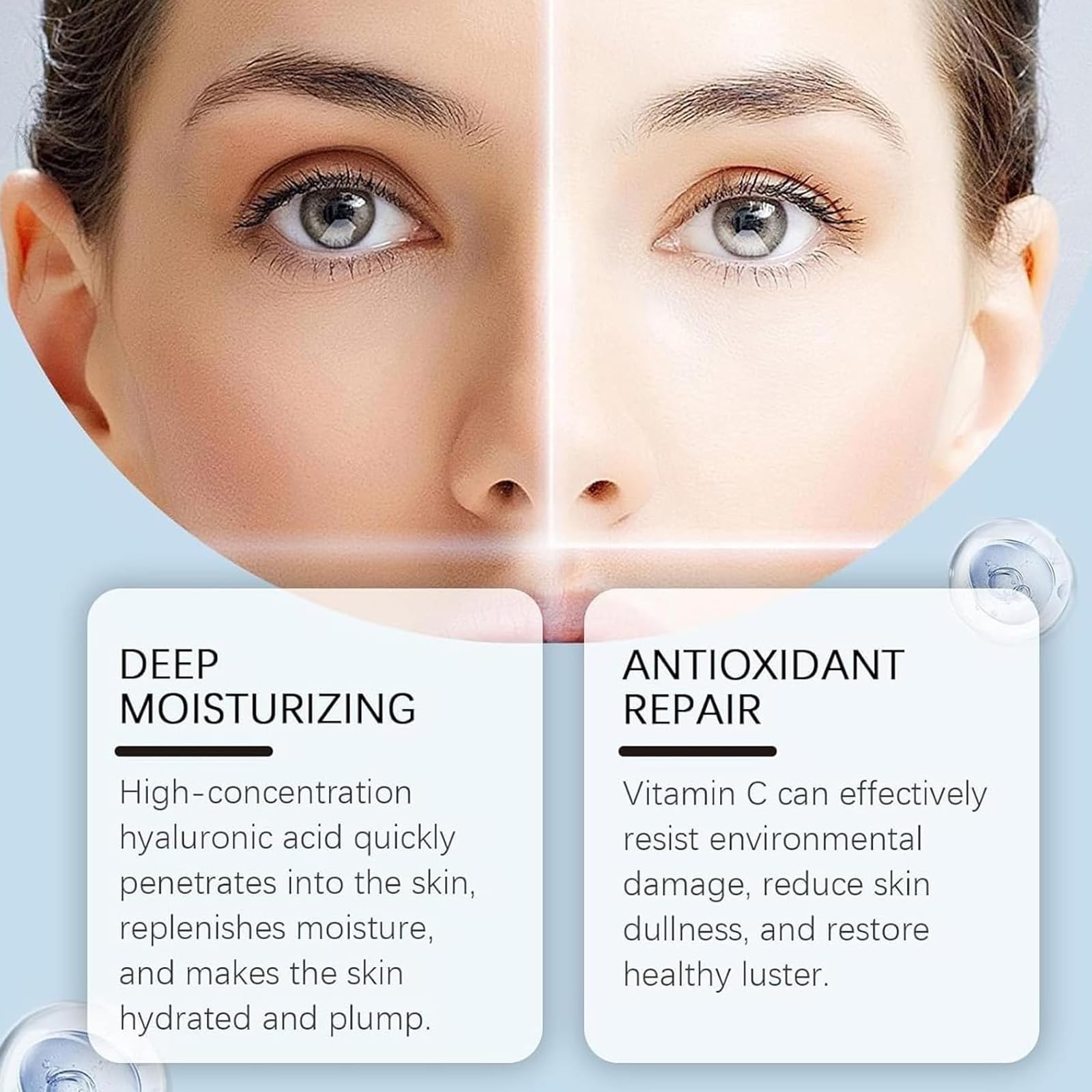 Haigou cream supports elasticity to help smooth fine lines.