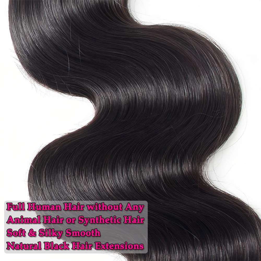 Hailriss 12A hair bundles 14inch length for natural volume