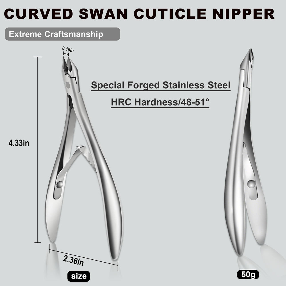 HaimiLiya Cuticle Nippers with protective sleeve for safe storage.