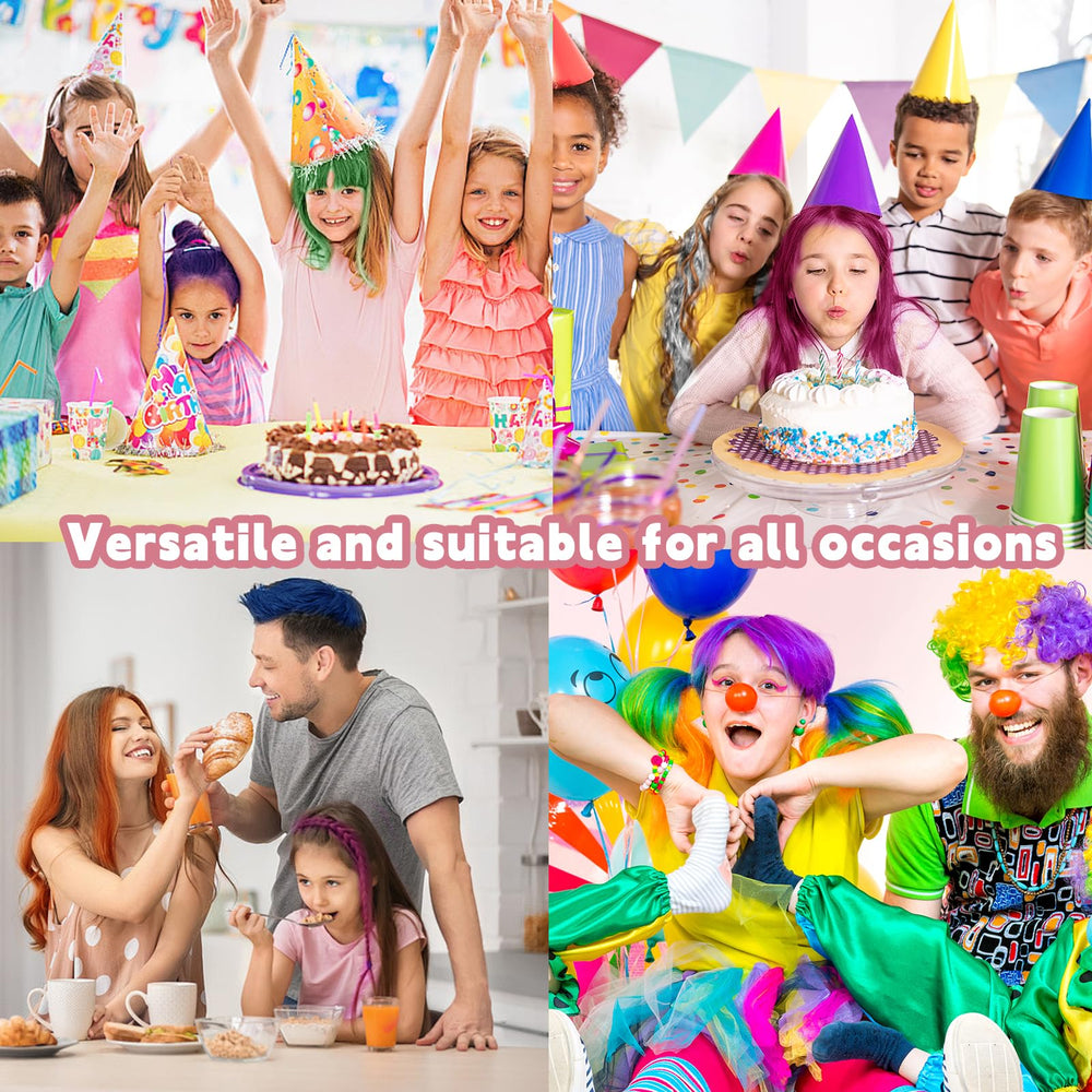 HAIOLORPRO vibrant colors on hair demonstrate washable removal after wear