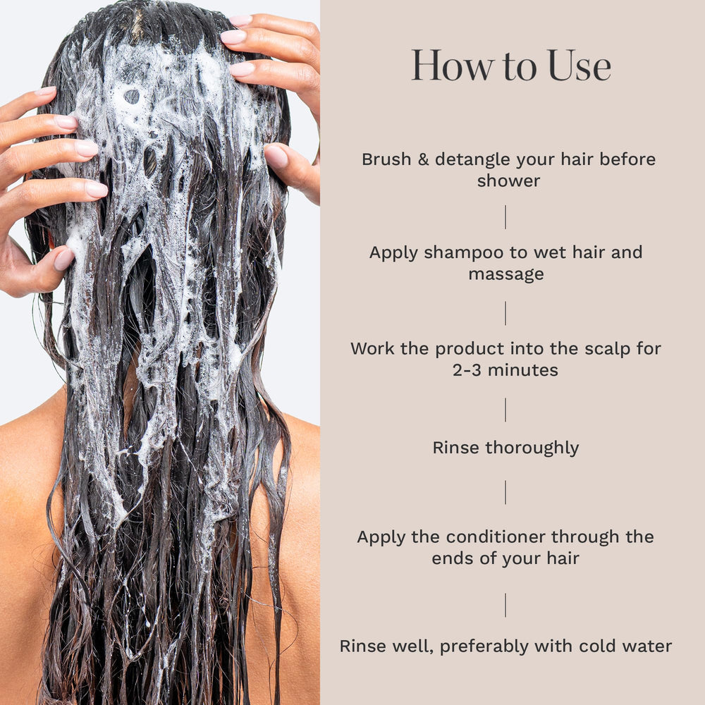 HAIR BURST wheat germ protein adds shine and body to strands.