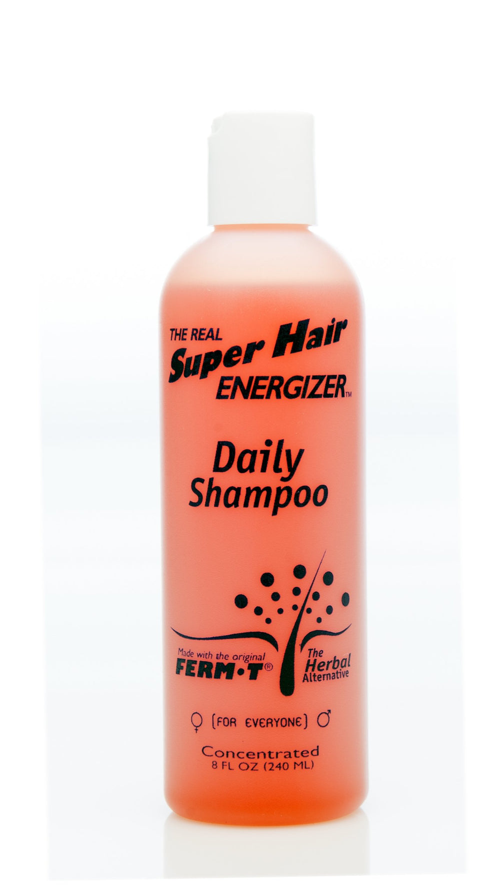 Hair Care Super Hair Energizer shampoo bottle with jojoba oil for healthy-looking hair.