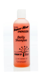 Hair Care Super Hair Energizer shampoo bottle with jojoba oil for healthy-looking hair.
