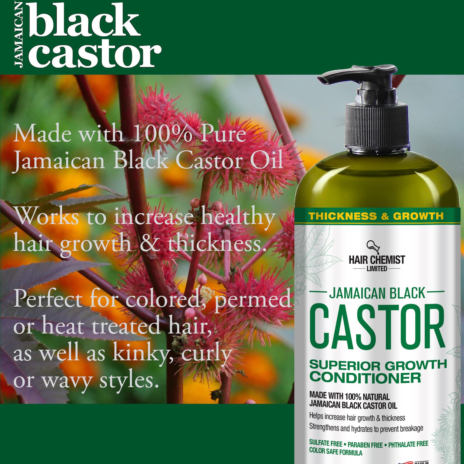 Hair Chemist 33oz Conditioner bottle ready for extended detangling sessions.