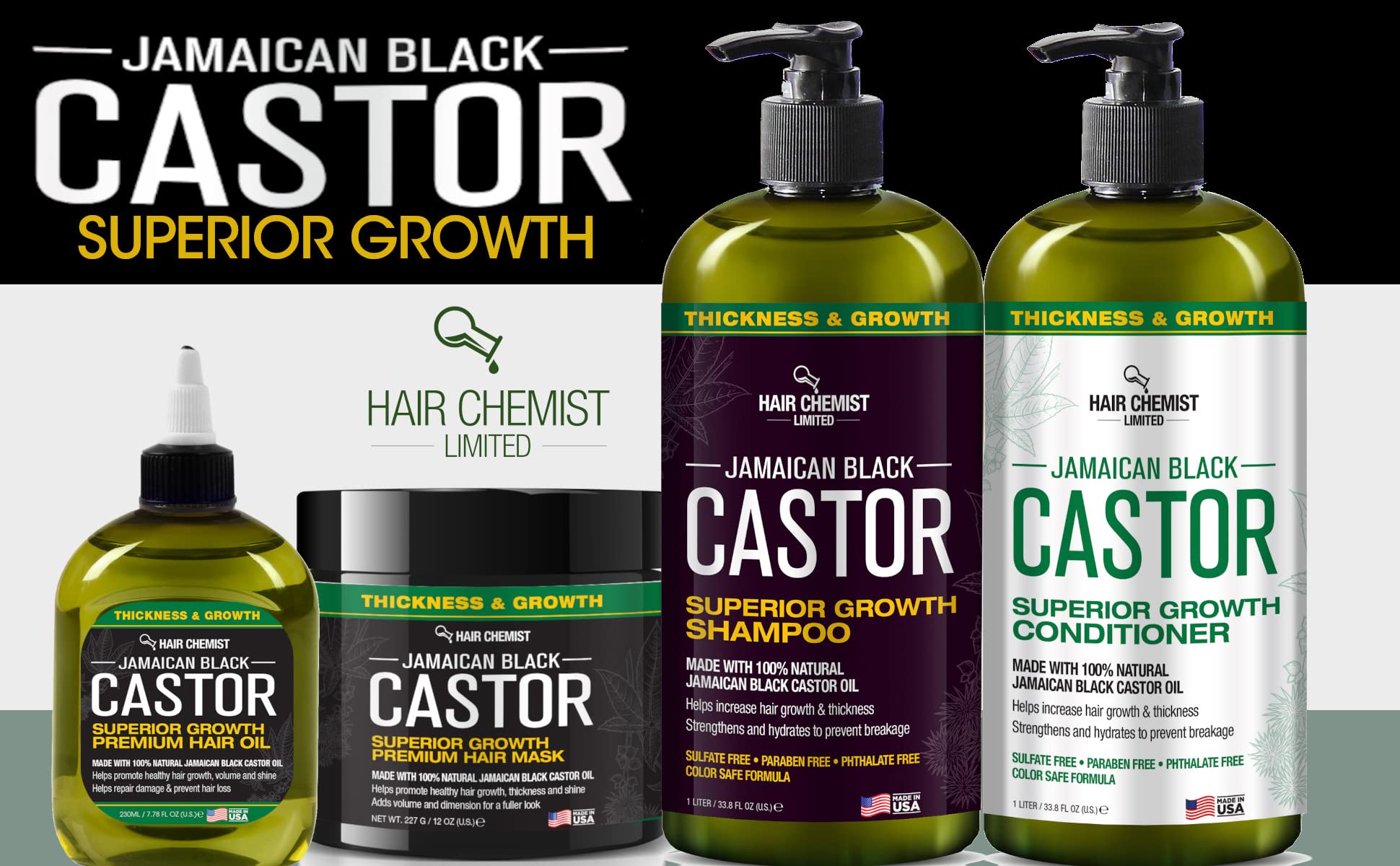 Hair Chemist at-home hair care routine with this two-piece set.