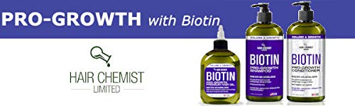 Ingredients highlight biotin in Hair Chemist Pro-Growth oil for hair health
