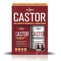 Hair Chemist Castor Pro-Growth Shampoo bottle nourishes the scalp