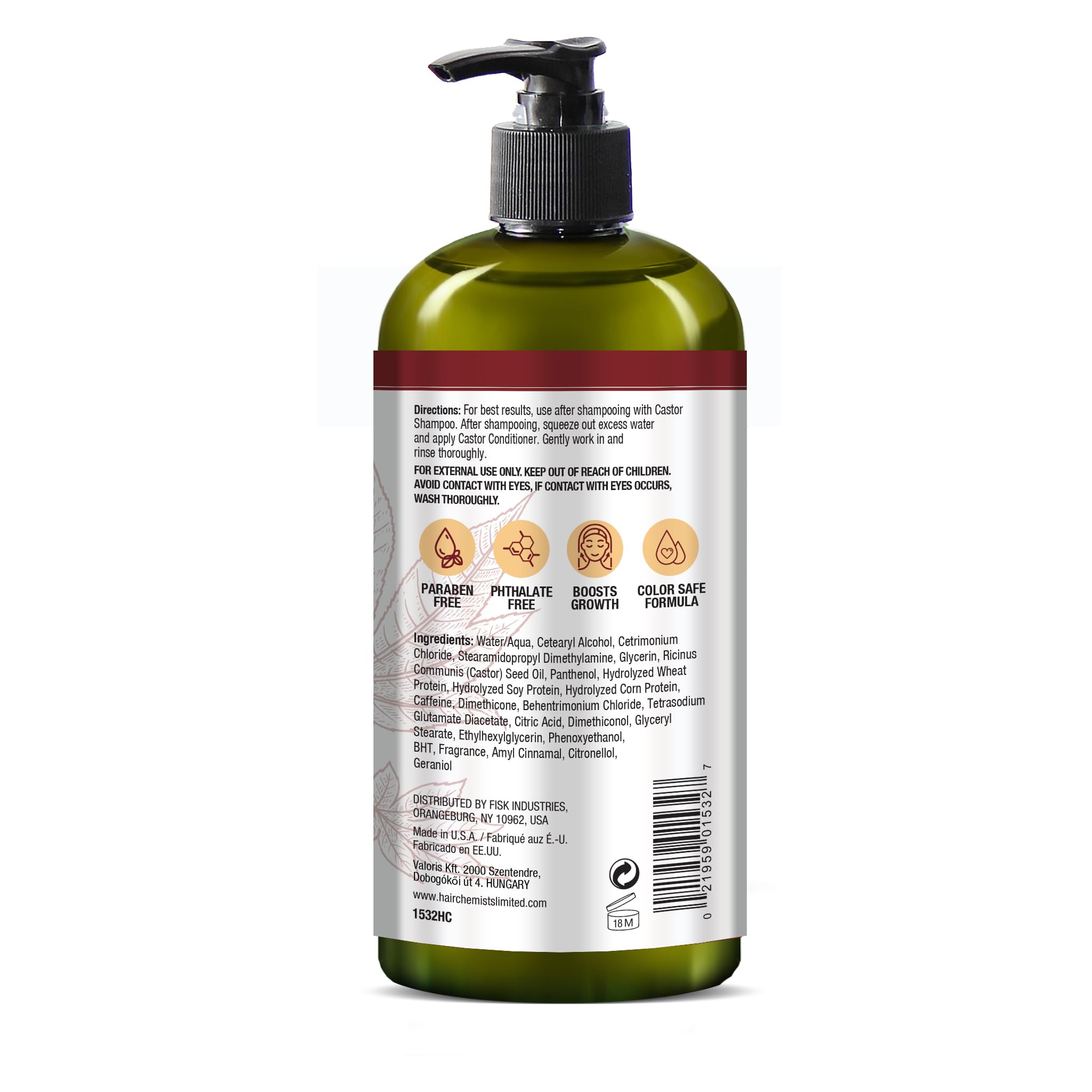 Hair Chemist Castor Pro-Growth Shampoo close-up for daily use