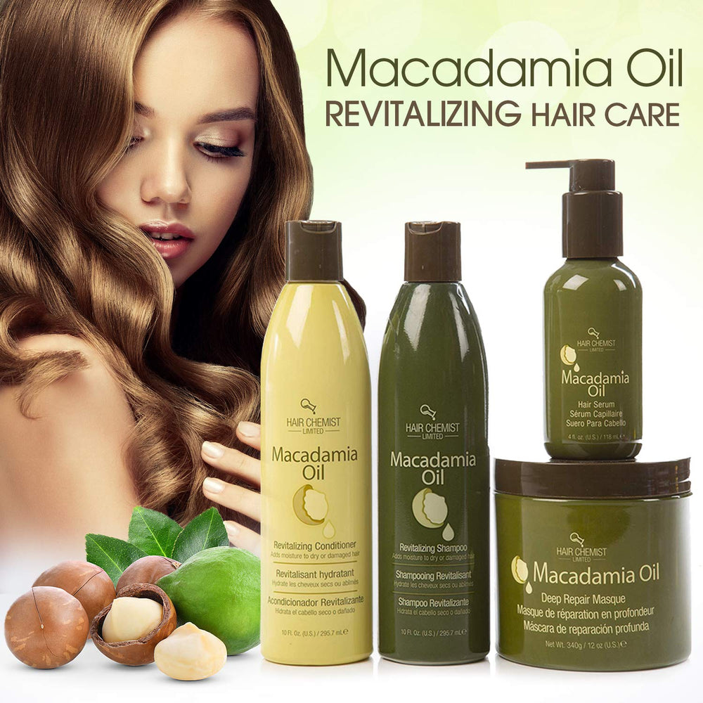 Hair Chemist Coconut Oil Deep Repair Masque application on gloved hand suggests easy use