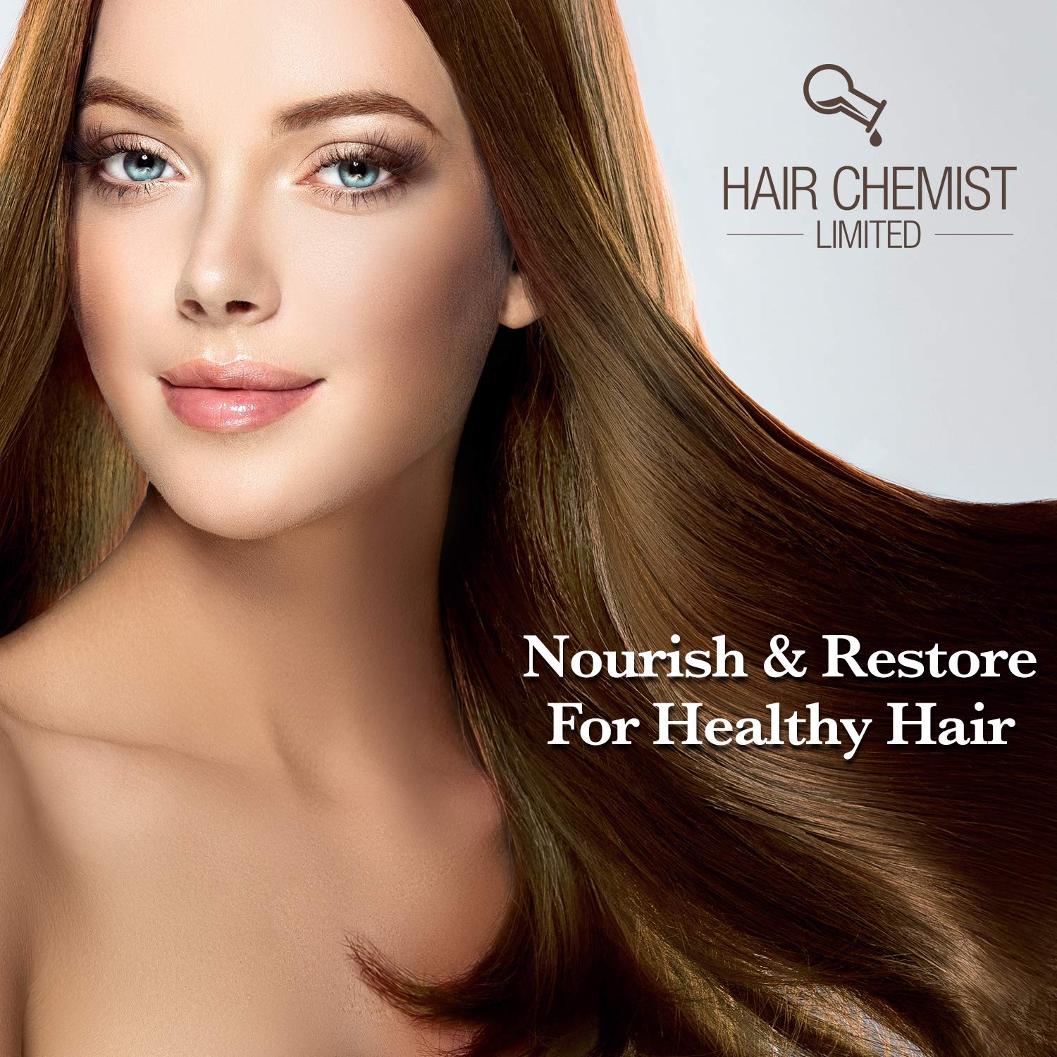 Hair Chemist Coconut Oil Deep Repair Masque hair after application with renewed shine