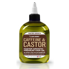 Hair Chemist oil bottle with caffeine and castor blend for growth support