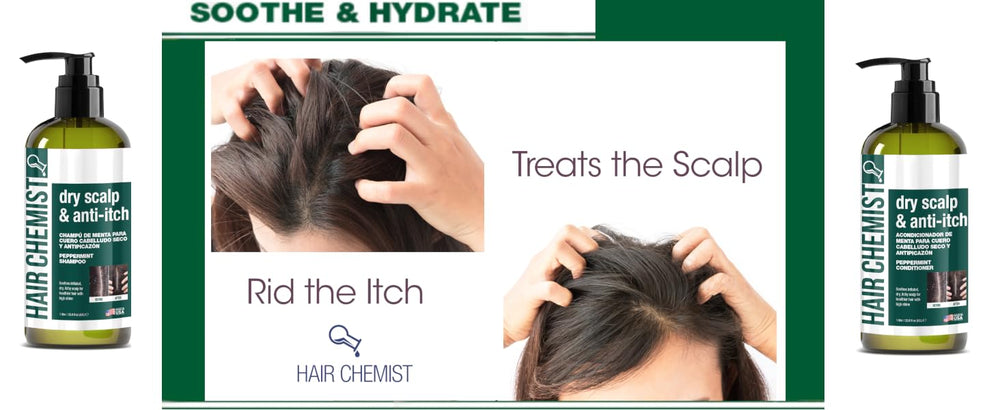 Hair Chemist peppermint scalp stimulator made in USA branding and quality cues