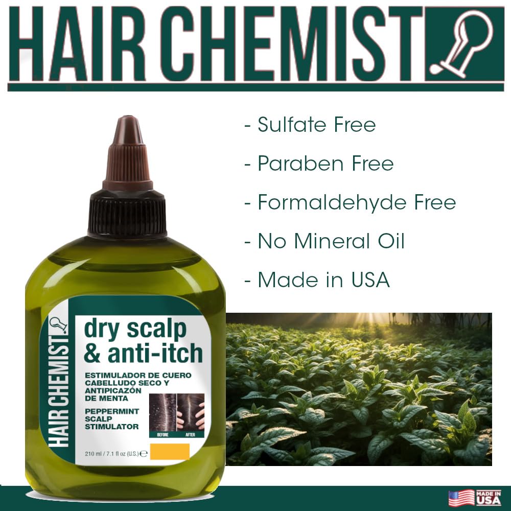 Hair Chemist scalp stimulator refreshing scent enhances routine