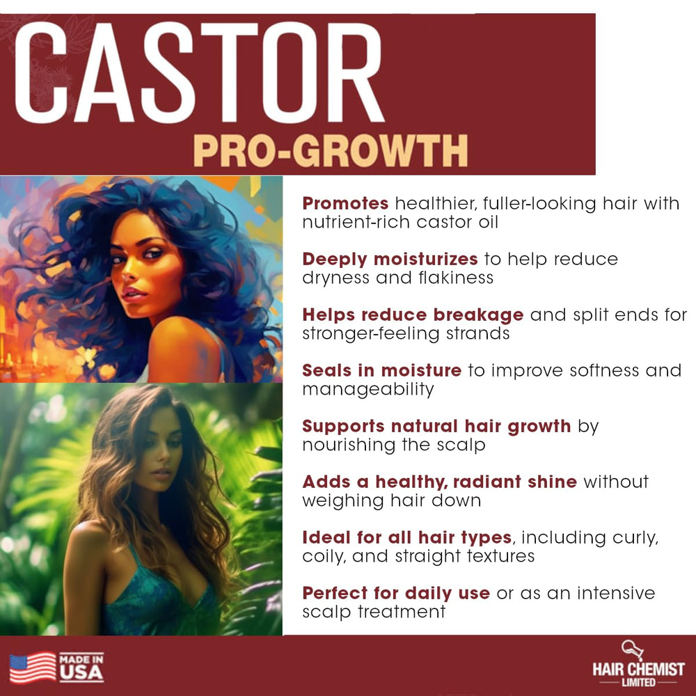 Hair Chemist Pro-Growth shiny hair look showcases lustrous, healthy strands