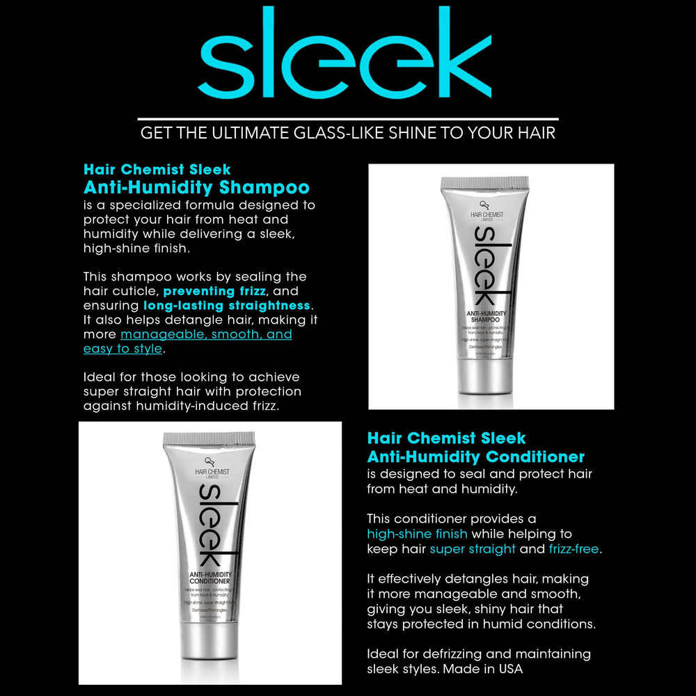 Hair Chemist Sleek Anti-Humidity Shine Coat bottle emphasizing gloss and protection