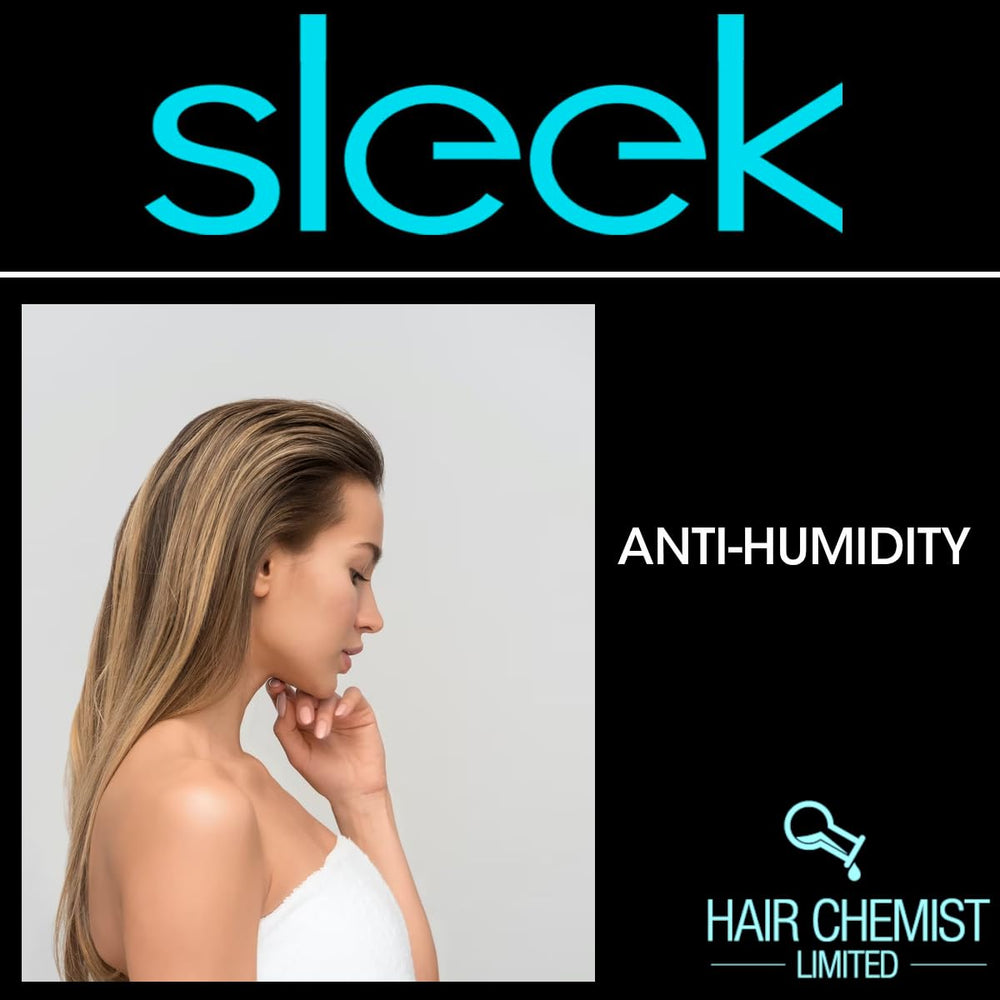 Hair Chemist SLEEK moisture retention formula adds softness without weighing hair down