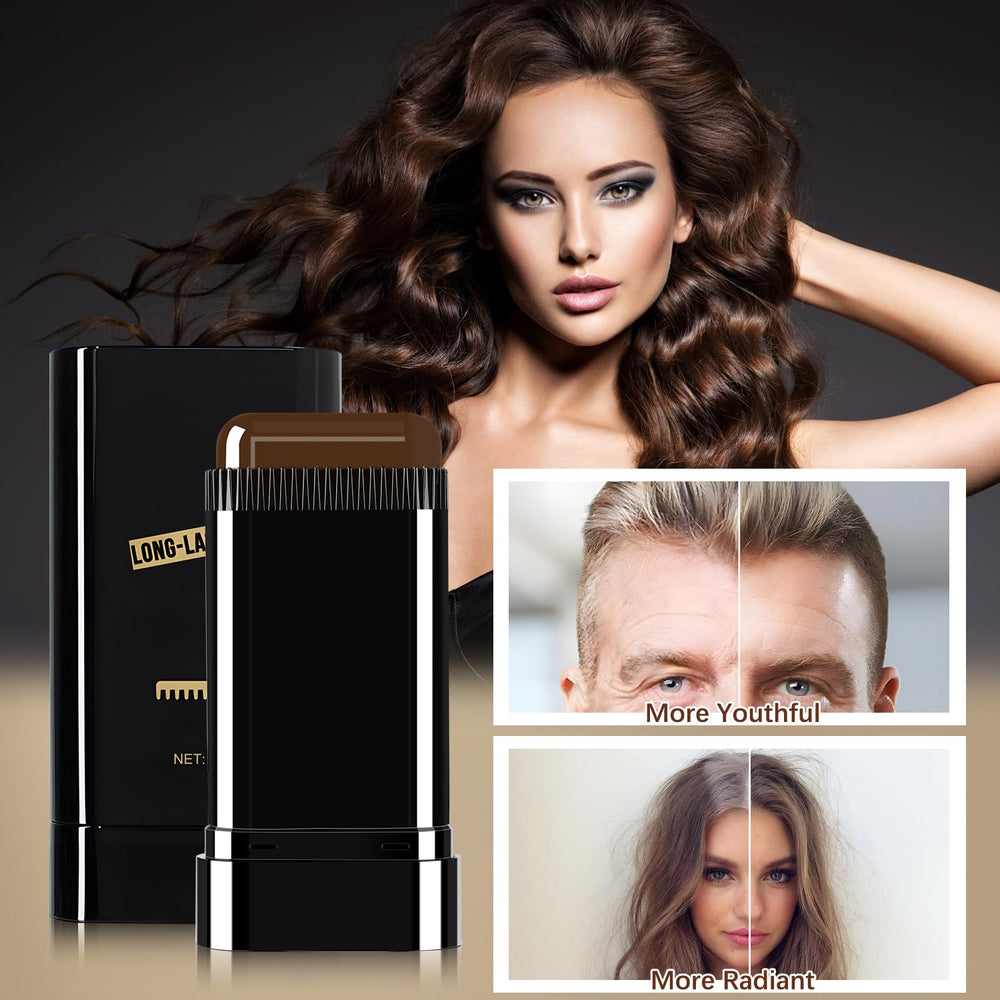 Hair Color Stick sweat-proof color helps maintain appearance during workouts.
