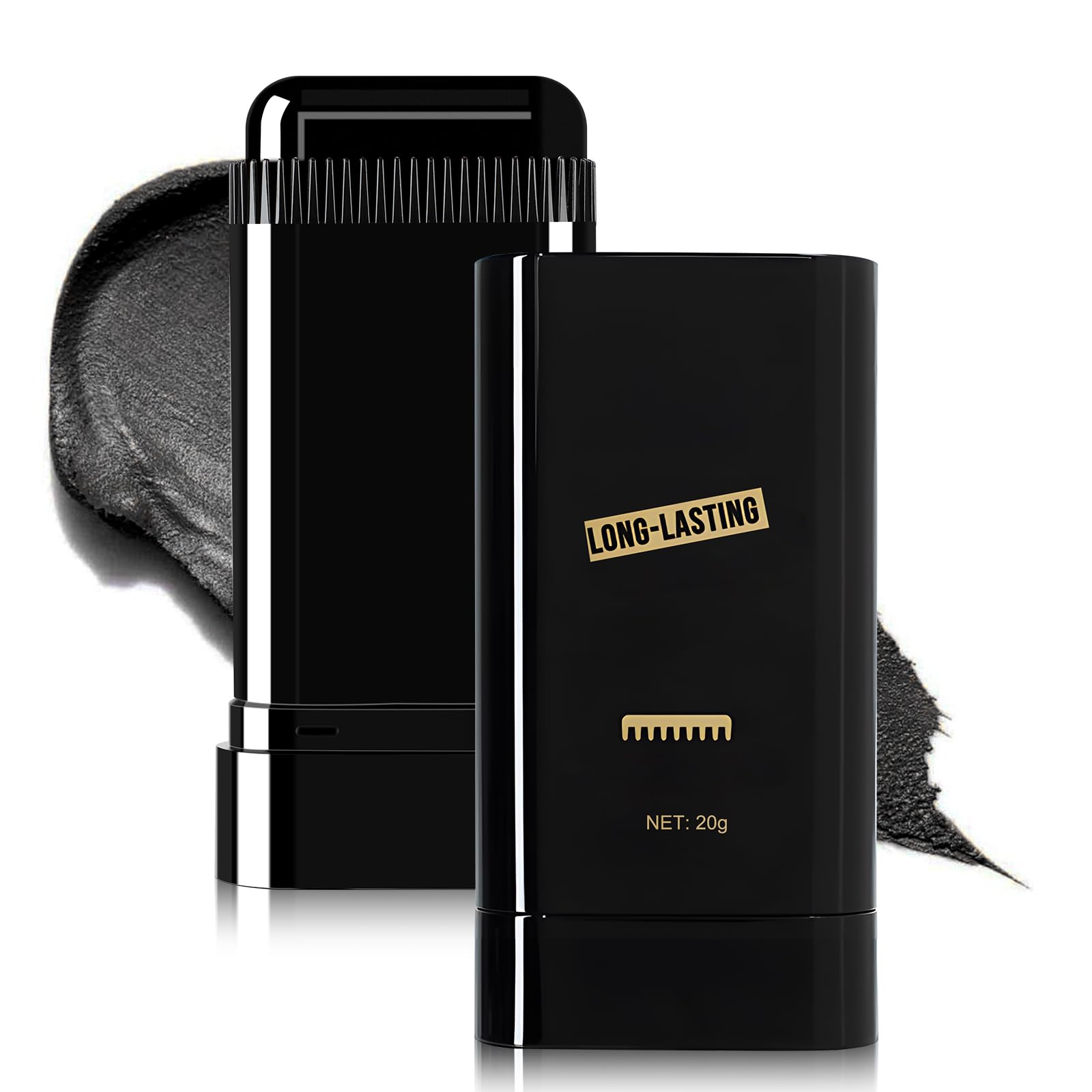 Hair Color Stick with Comb for quick gray coverage on the go.
