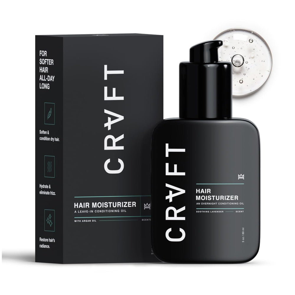 Hair Craft Co CRVFT Daily Leave-In Conditioner bottle pour for quick hydration boost