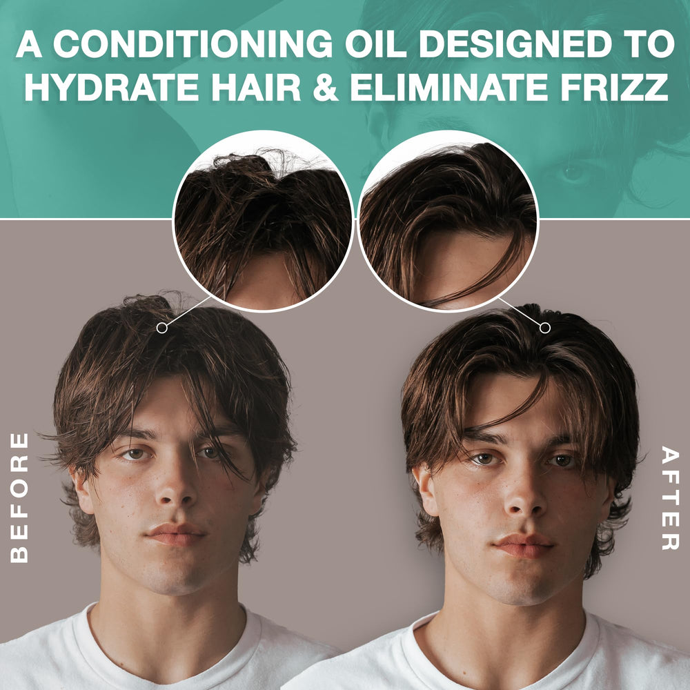 Hair Craft Co CRVFT Daily Leave-In Conditioner styling results for a polished look
