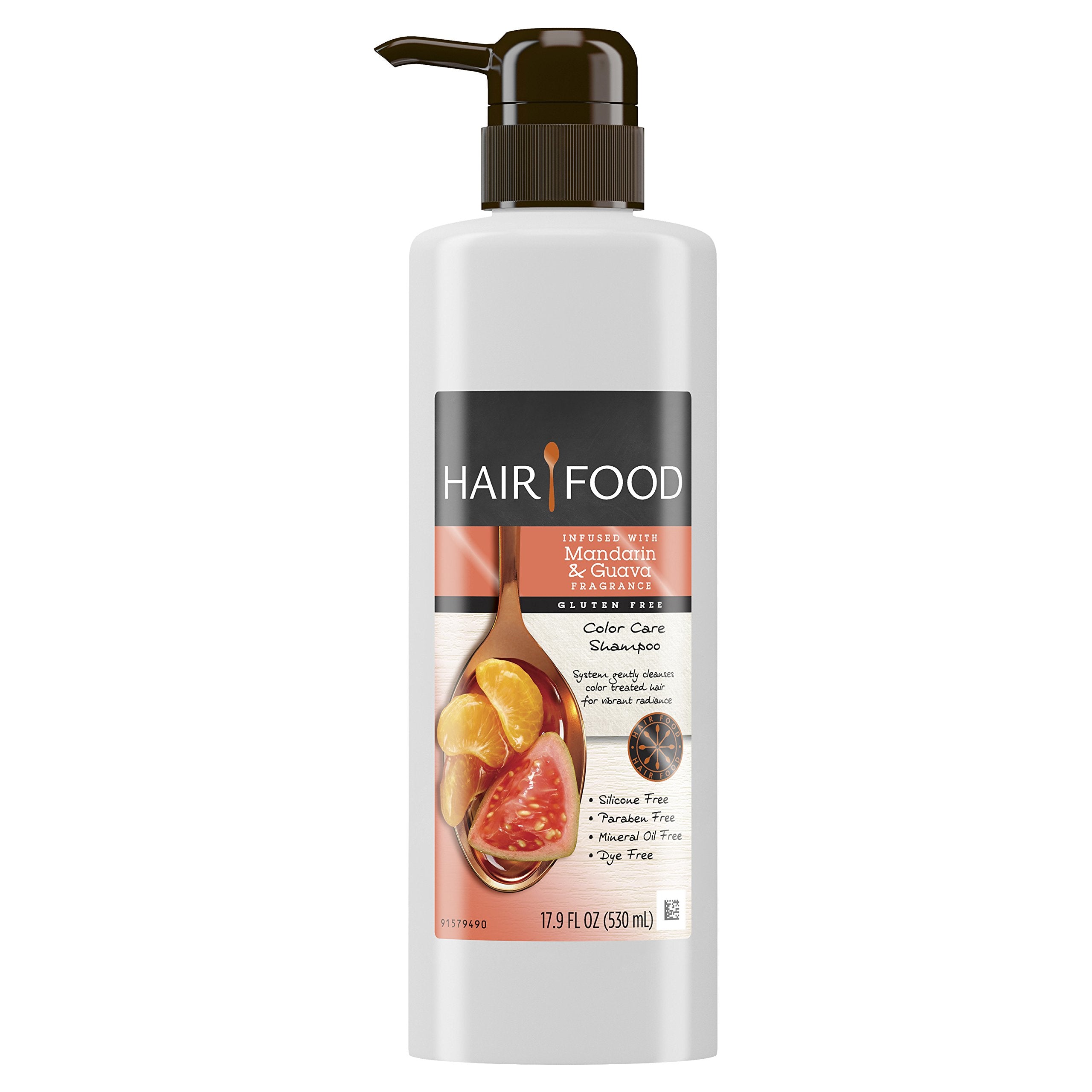 Hair Food color care shampoo bottle front view for color-safe cleansing