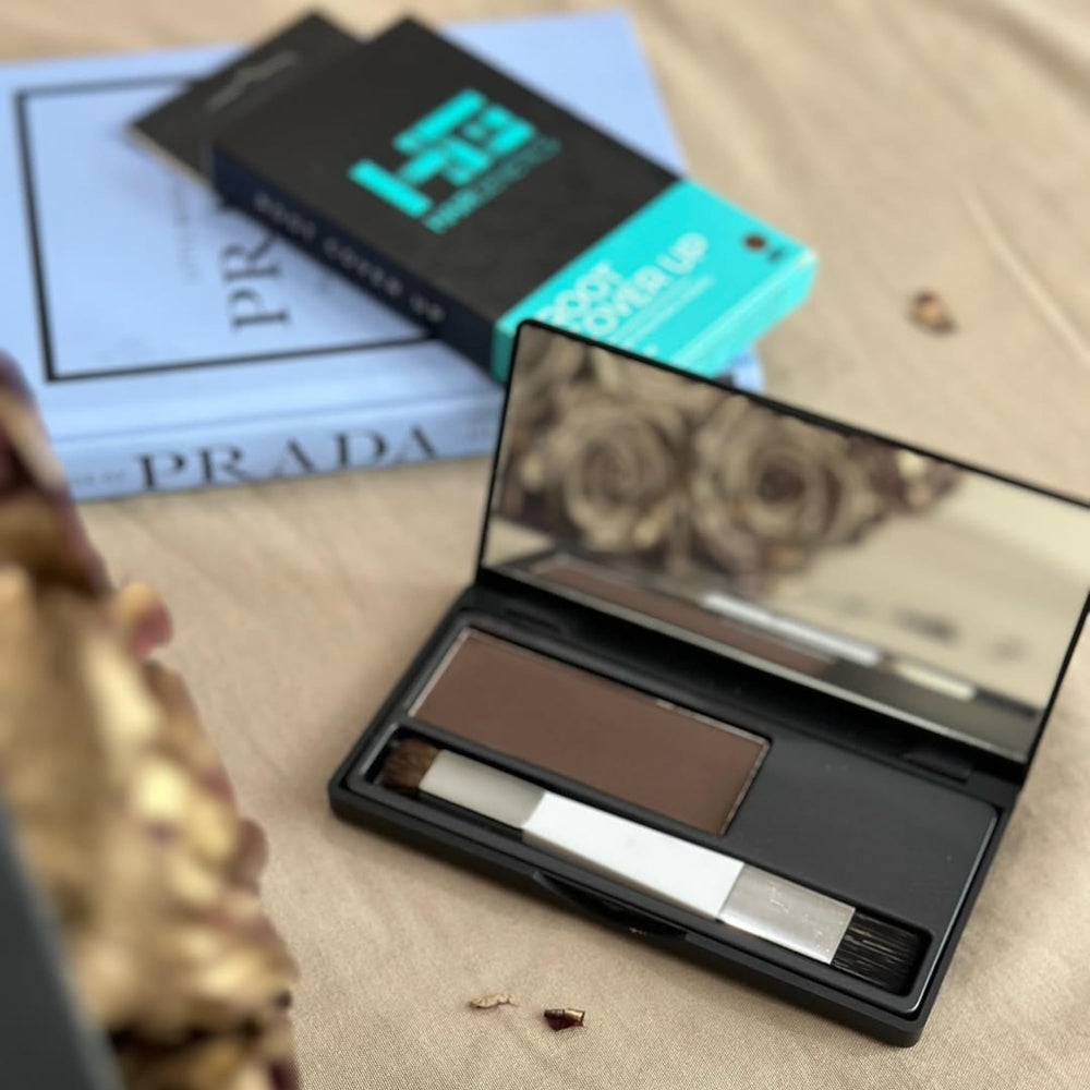 Hair Genetics portable hair color solution for convenient daily root touch-ups